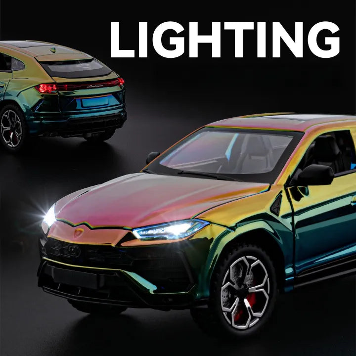 1:24 Diecast Lamborghini Urus Crystal Color Model Car - image 3