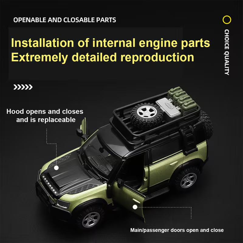 1:43 Diecast Defender 110 Official Licensed Model - image 4
