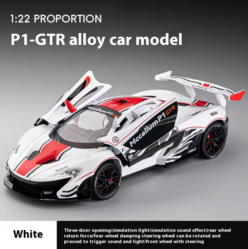 1:22 Diecast MaLaren P1 Model Car - image 8