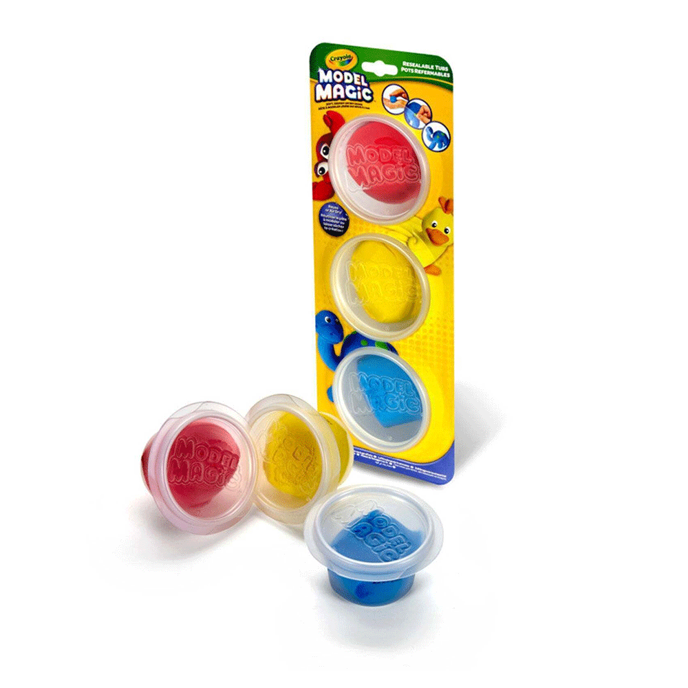 CRAYOLA 236018 MM 3CT TUBS PRIMARY COLORS 4PCK