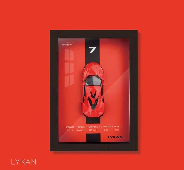 1:32 Diecast Lykan Model 3D Photo Frame - image 3