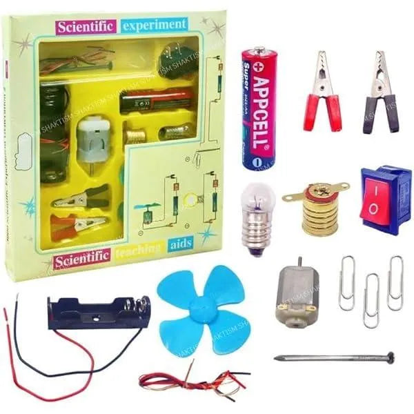 Kids Electric Circuit Science Kit with Bulb & Fan