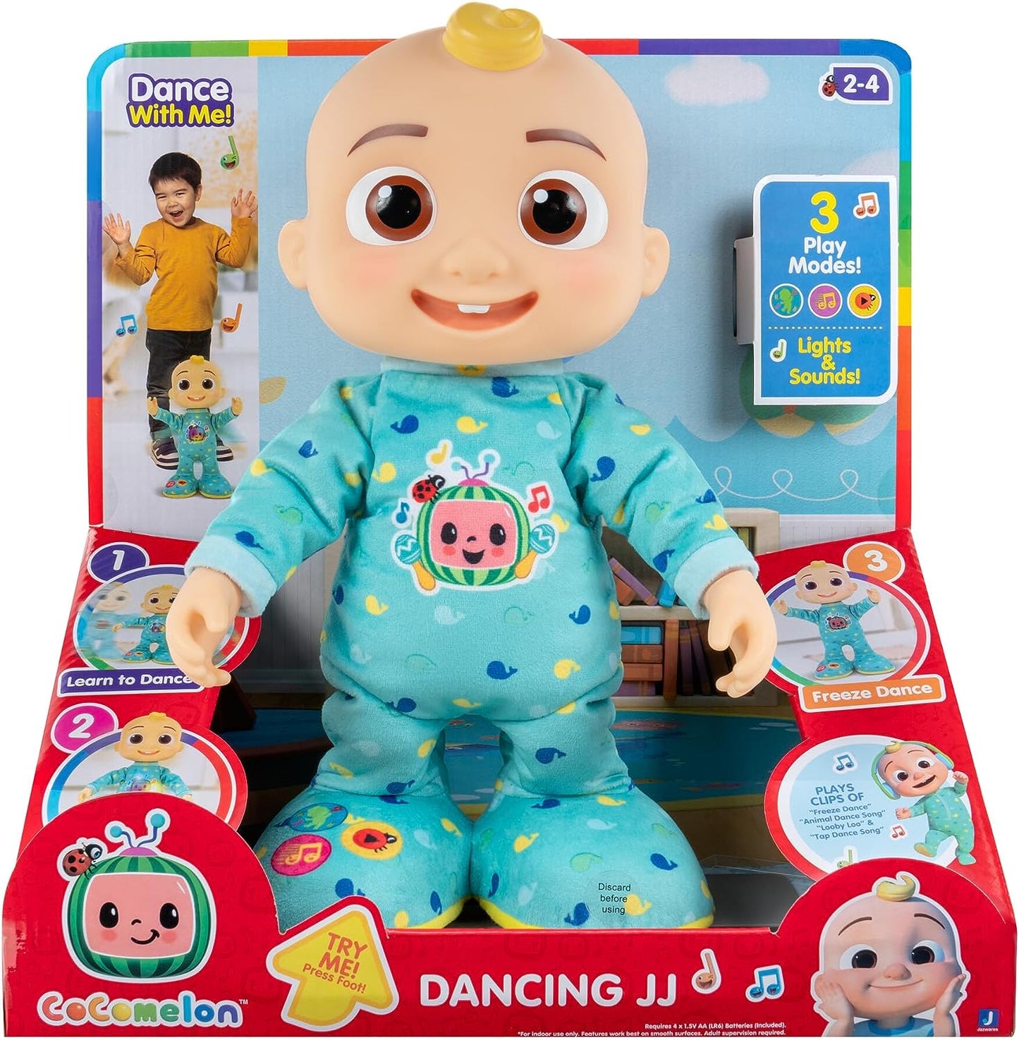 CoComelon Dancing JJ doll with music and lights