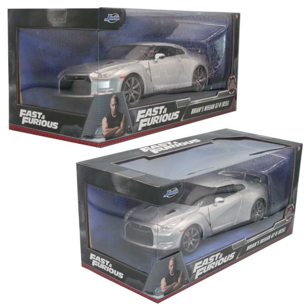 Jada 1:24 Diecast Fast & Furious Brian's Nissan GTR R35 - image 7