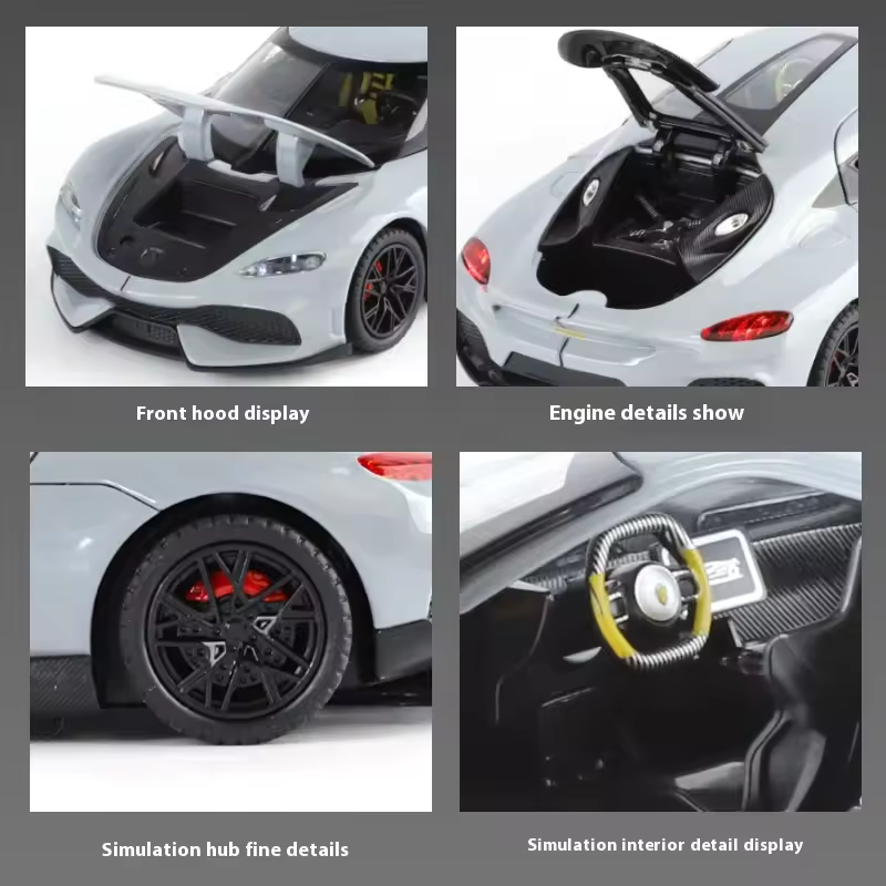 Koenigsegg Gemera model car display