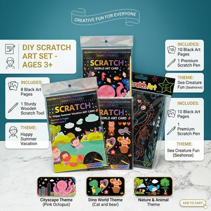 Magic Card Scratch Art Kit