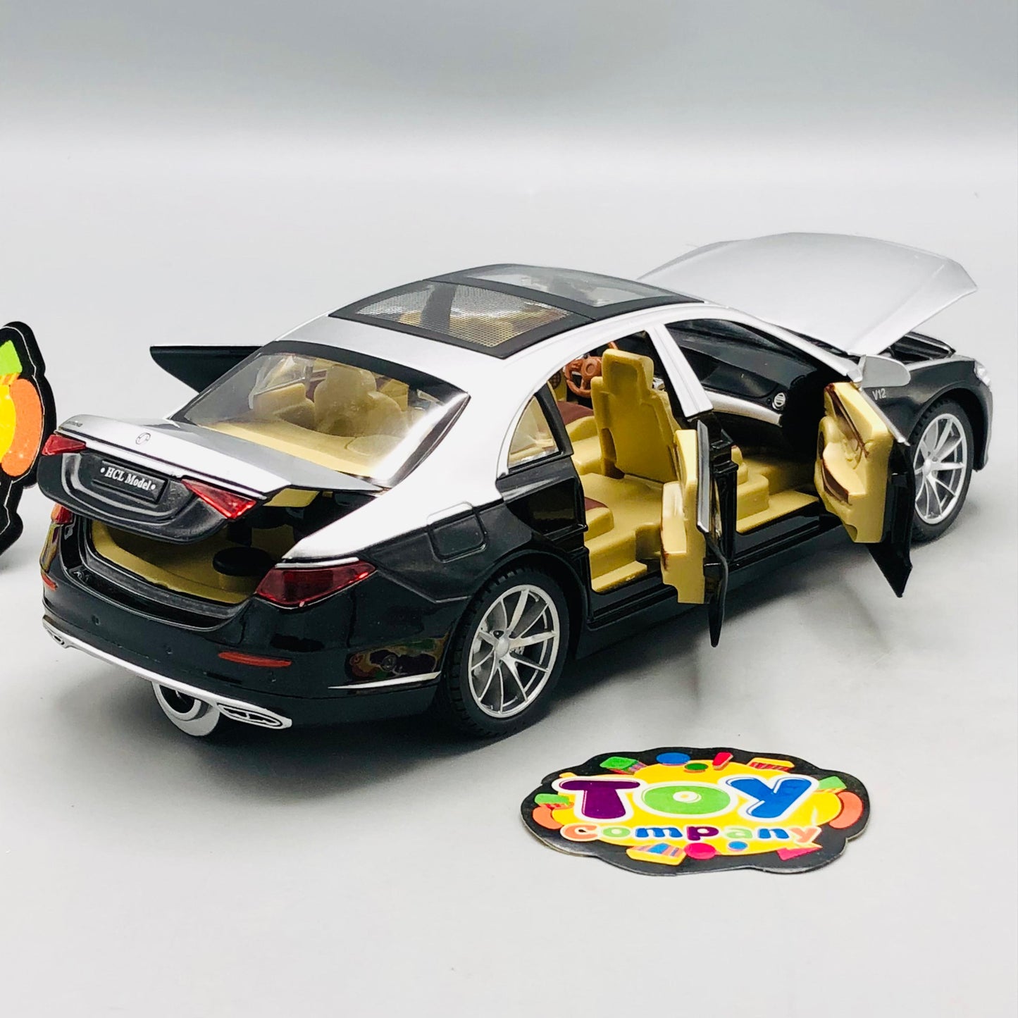 1:22 RC Diecast Mercedes Maybach Model Car With Smoke - image 12