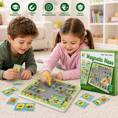 Magnetic Maze – 72 Pieces Educational Puzzle Game