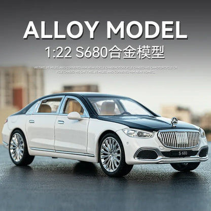 1:22 Diecast Mercedes Maybach S680 Model Car
