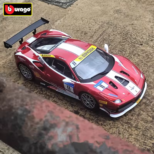 Bburago 1:24 Ferrari 488 Challenge Formula Racing 2017 - image 4