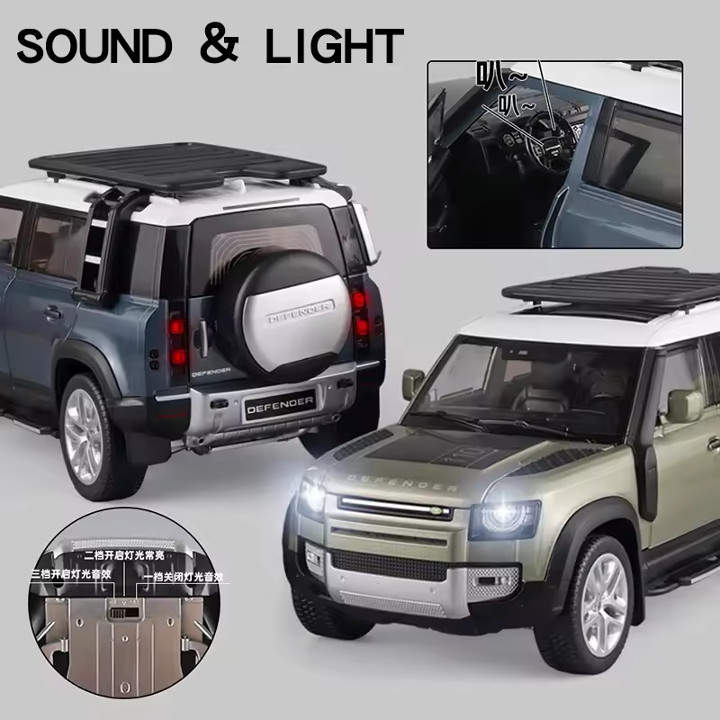 1:18 Diecast Toyota Land Rover Defender Model - image 4
