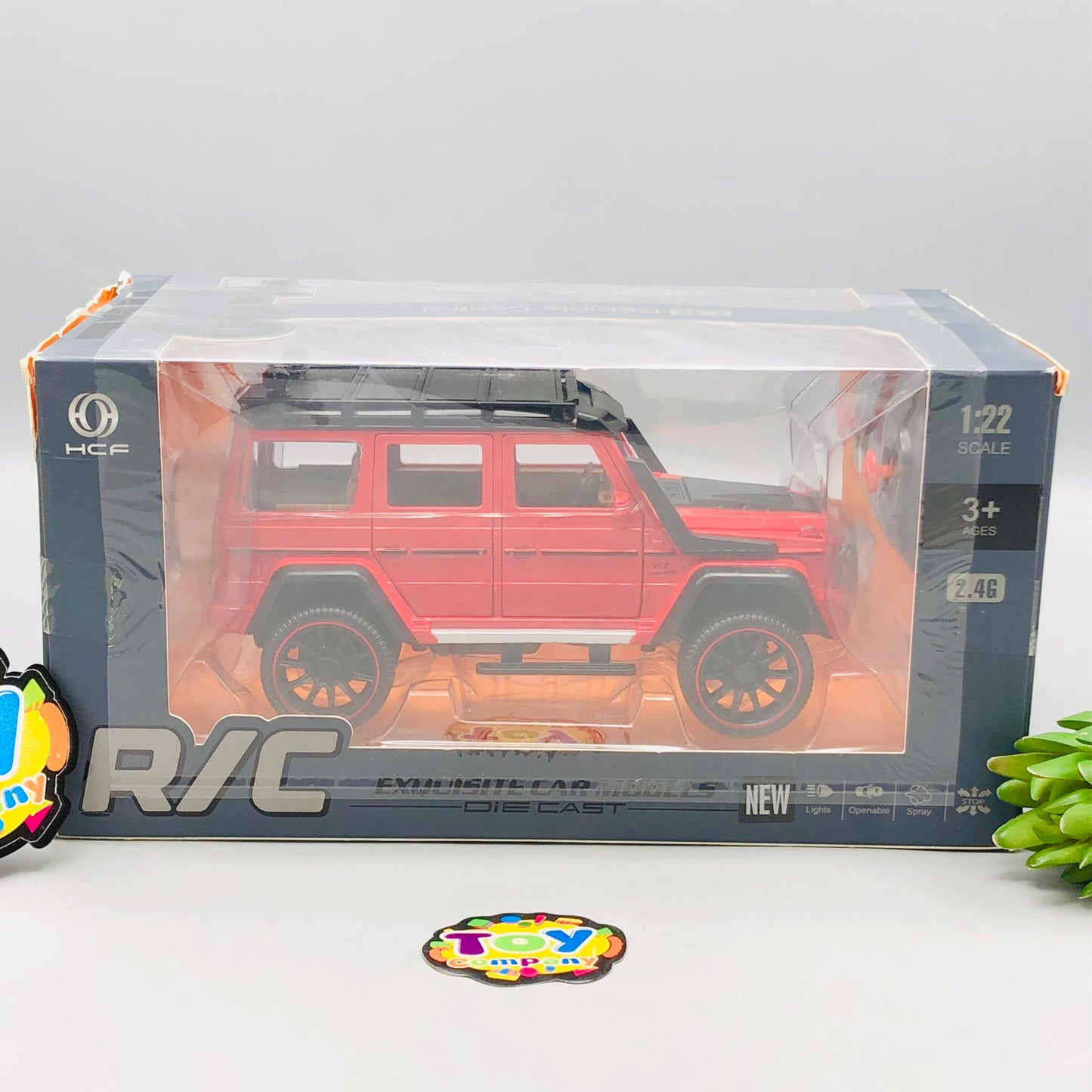 1:22 RC Diecast Mercedes G500 Model Car With Smoke - image 3