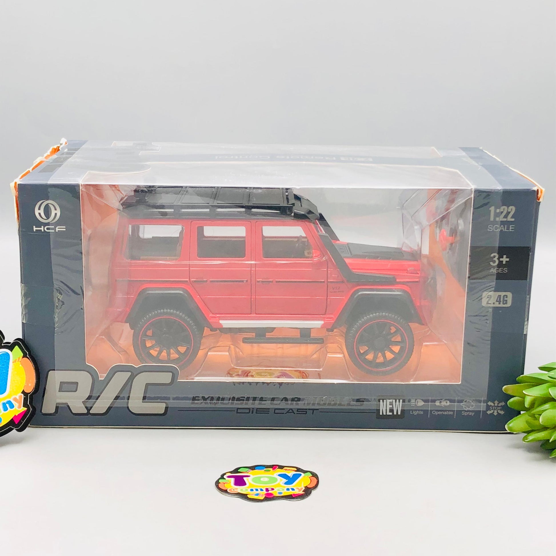 1:22 RC Diecast Mercedes G500 Model Car With Smoke - image 3
