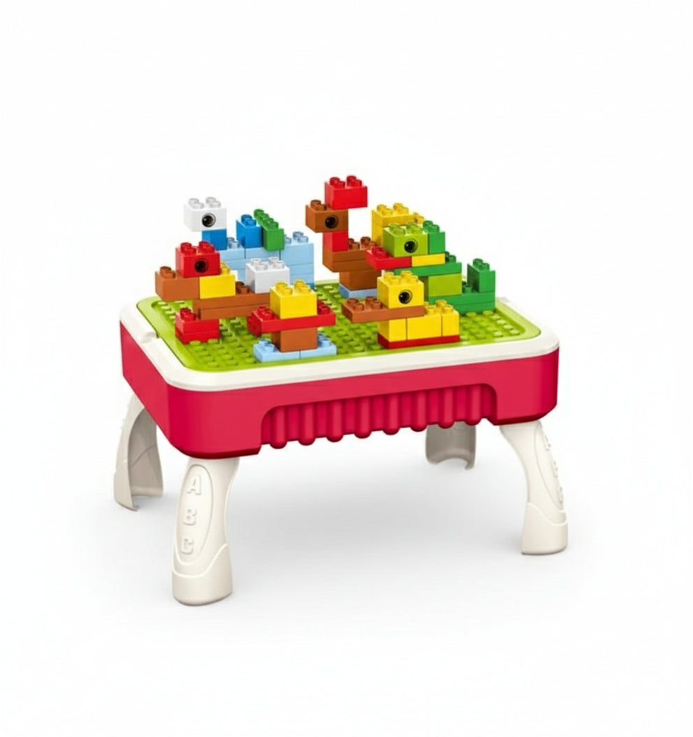 2-in-1 Blocks and Drawing Table