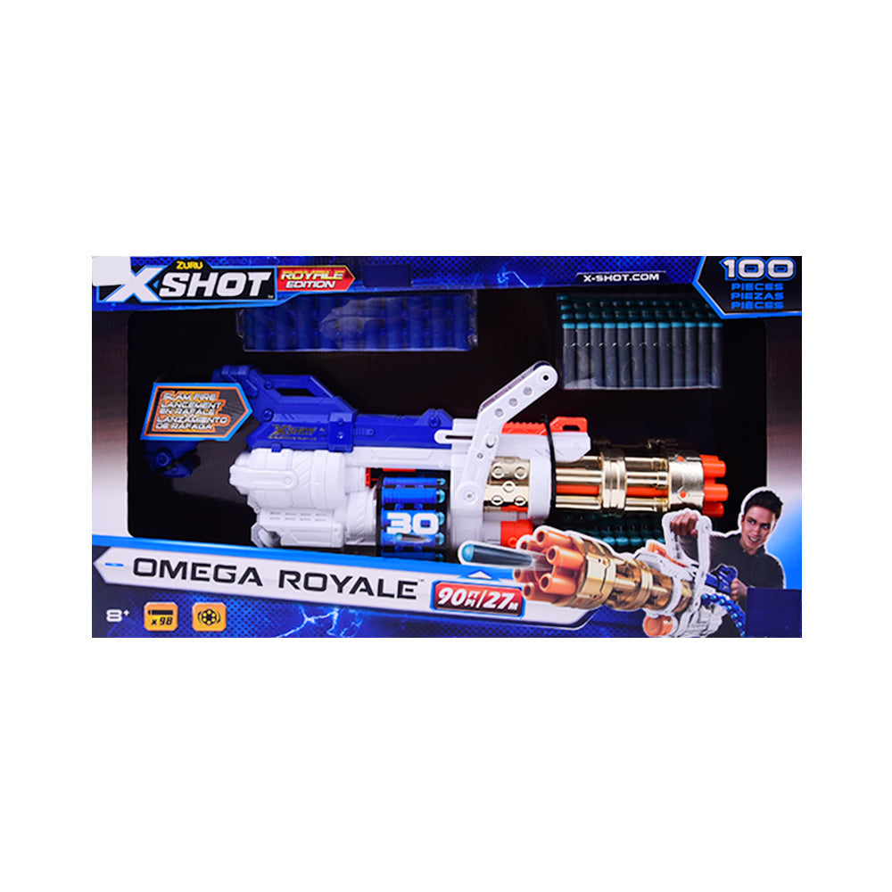 36488 ZURU X SHOT OMEGA ROYALE DART GUN D