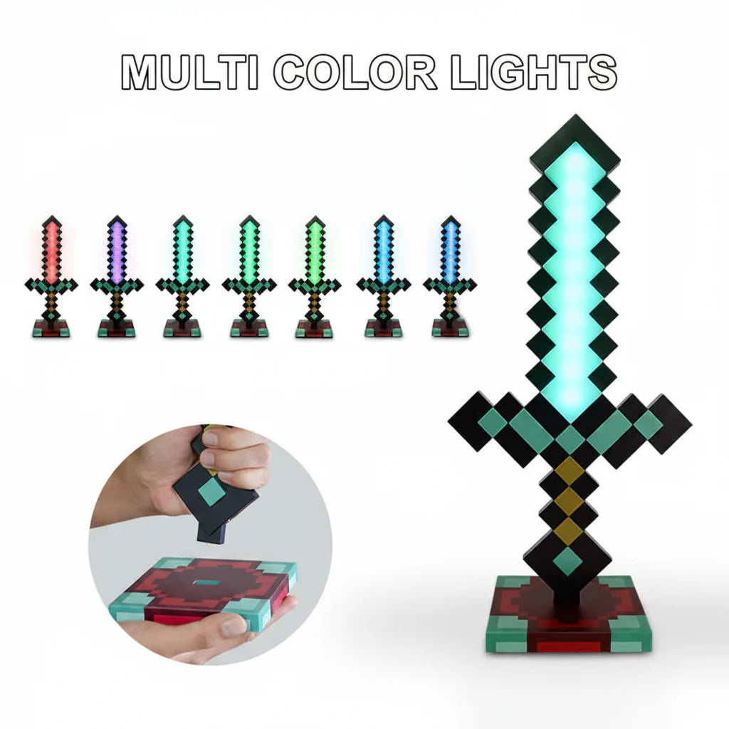 Minecraft LED Diamond Sword