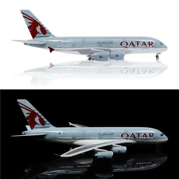 1:160 Diecast Qatar Airways A380 Plane Model - image 6