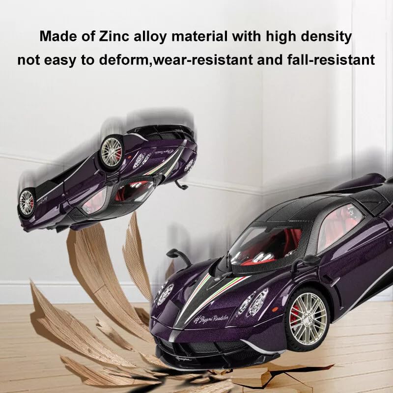 1:18 Diecast Pagani Huayra Dinastia Model Car With Smoke - image 6