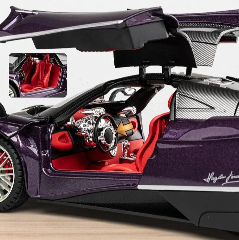 1:18 Diecast Pagani Huayra Dinastia Model Car With Smoke - image 7