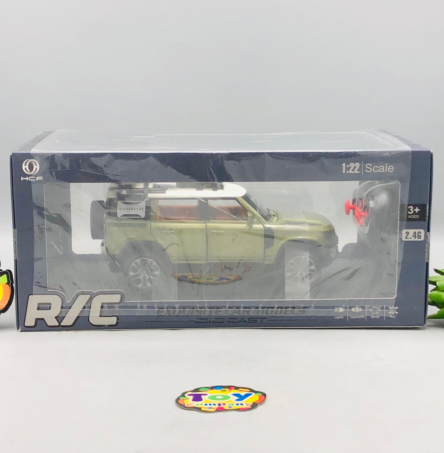 1:22 RC Diecast Land Rover Defender Model Car With Smoke - image 2
