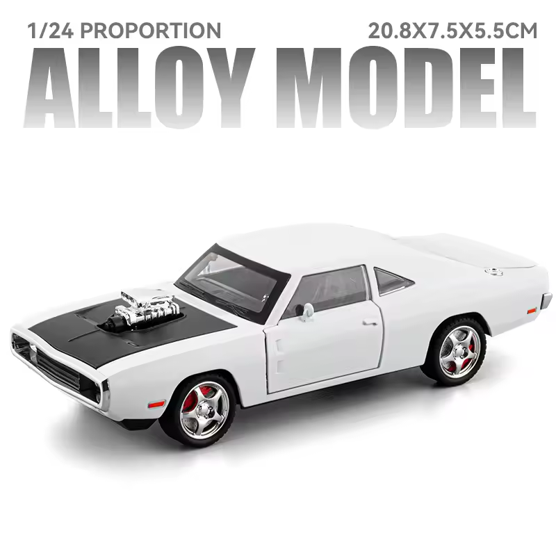 1:24 Diecast Dodge Charger 1970 R/T Model Car - image 2