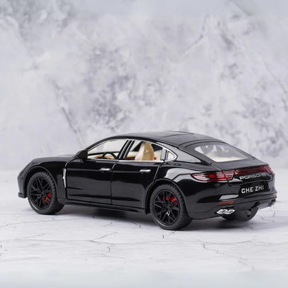 1:24 Diecast Porsche Panamera Model Car With Smoke - image 3