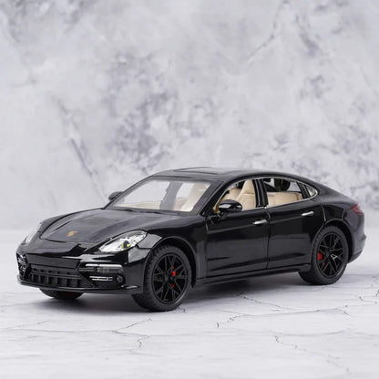 1:24 Diecast Porsche Panamera Model Car With Smoke