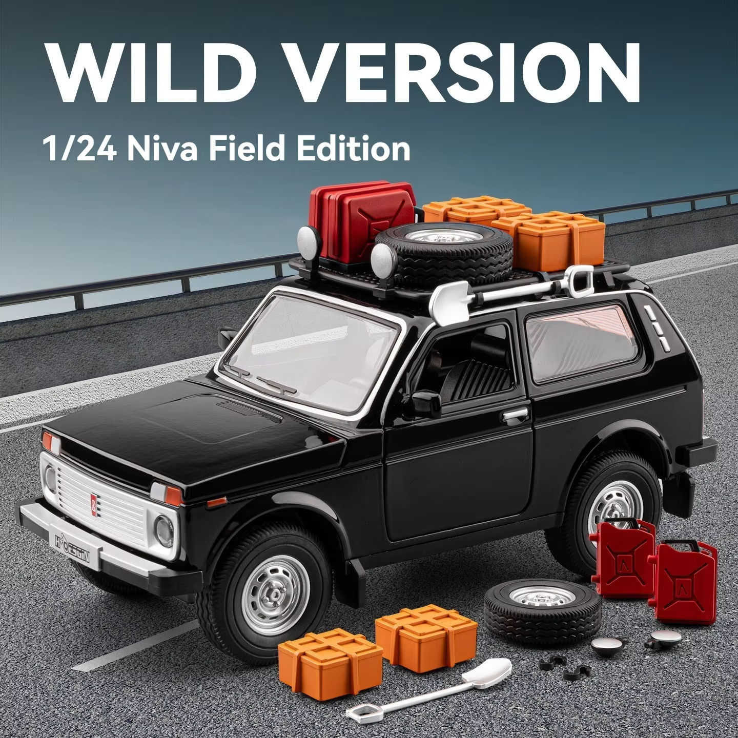 1:24 Diecast Russian Lada Niva Off-Road Model