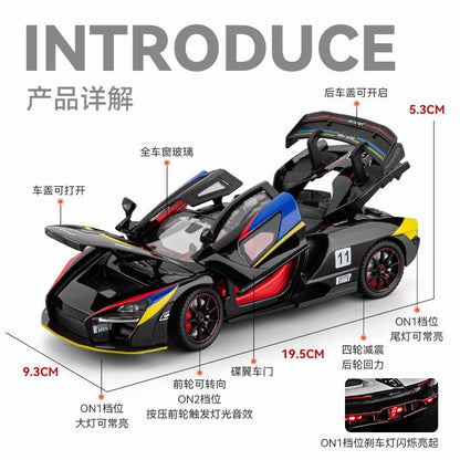 1:24 Diecast McLaren Senna GTR Model Car - image 7