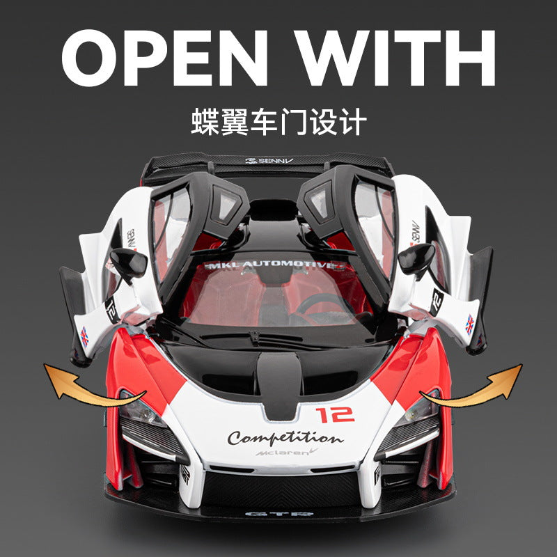 1:24 Diecast McLaren Senna GTR Model Car - image 6
