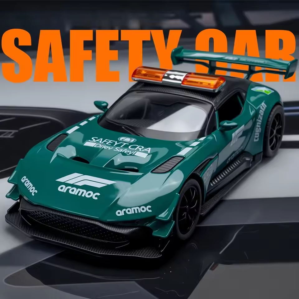 1:32 Diecast Aston Martin Vulcan Model Car With Acrylic Display Box - image 2
