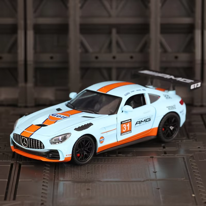 1:32 Diecast Mercedes AMG GT3 Model With Acrylic Box - image 2
