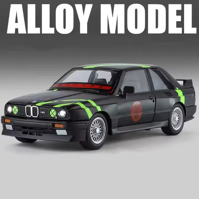 1:24 Diecast BMW M3 E30 Modified Model Car - image 8