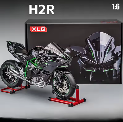 1:6 Diecast Kawasaki Ninja H2R Bootable Spray Bike - image 9