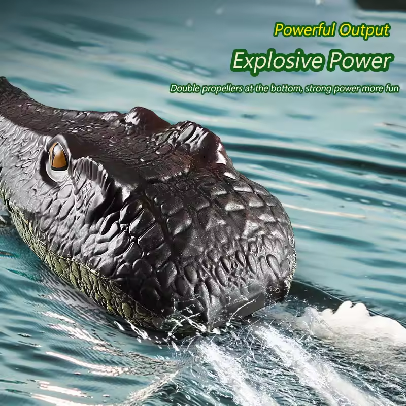 Crocodile RC speedboat feature image 3
