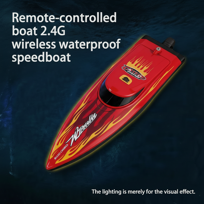 Double-power remote control speed boat