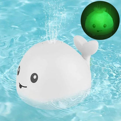 Whale Spray Water Bath LED Light Toy
