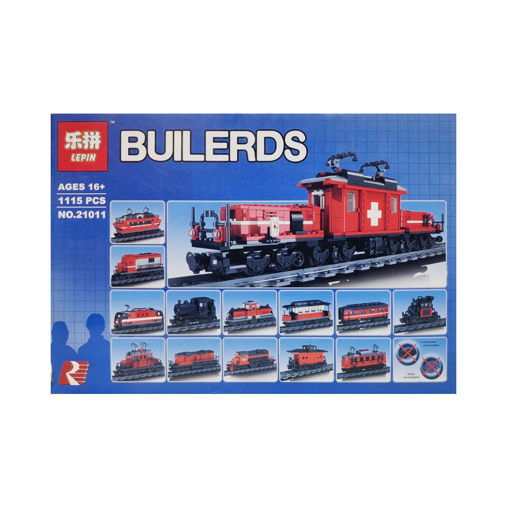 21011 LPN BUILDERS TRAIN BLOCKS 1115PCS