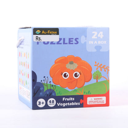MB035-3 MY BEST FRUITS & VAGTABLE PUZZLES IR (3+ YEAR)
