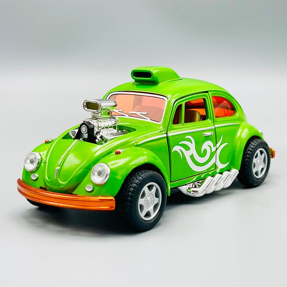 Kinsmart 1:32 Volkswagen Beetle Custom Drag-Racer - image 3