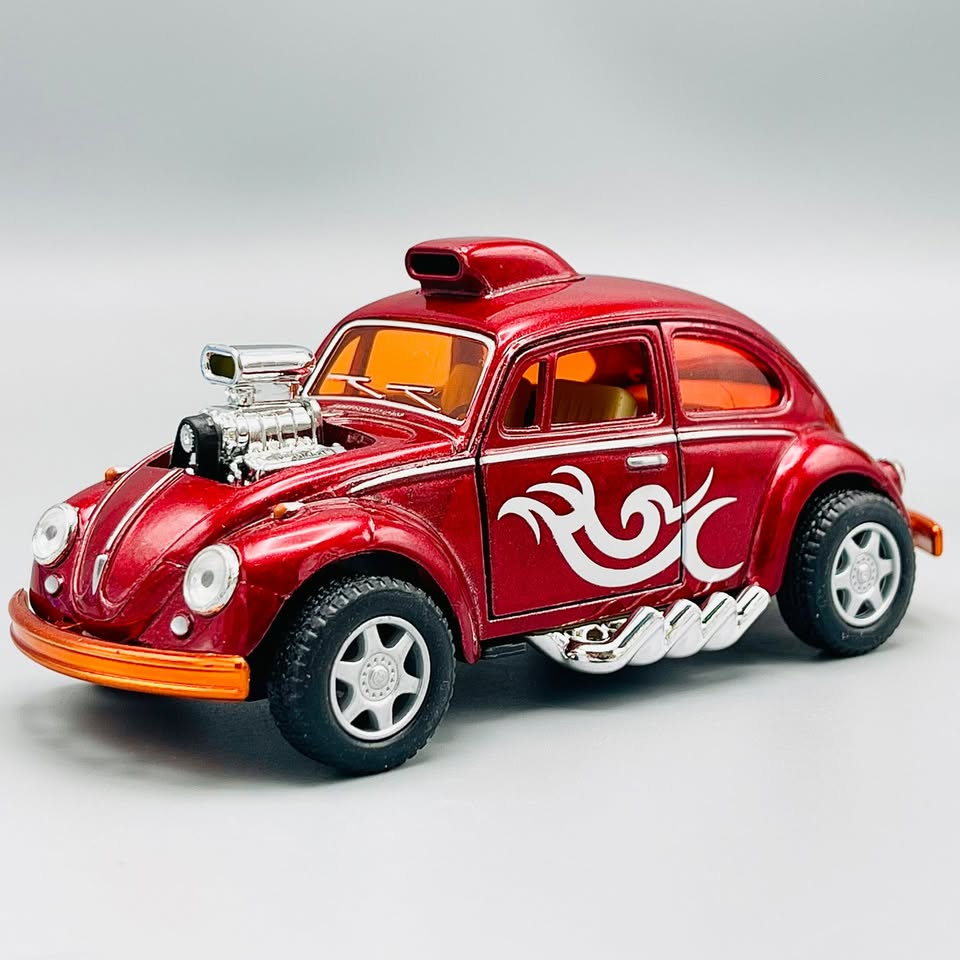 Kinsmart 1:32 Volkswagen Beetle Custom Drag-Racer - image 4