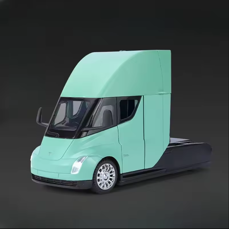 1:24 Diecast Tesla Semi Truck Model - image 5