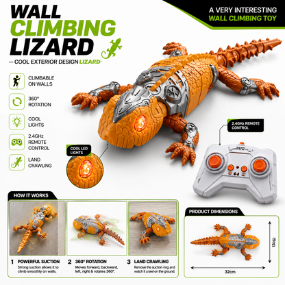 Wall Climbing RC Lizard Toy