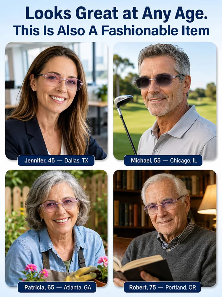 [Regain Your Youthful Vision] Smart Zoom Diamond-Cut Reading Glasses