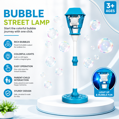 Bubble Torch Fun Garden Lamp Toy with LED Lights