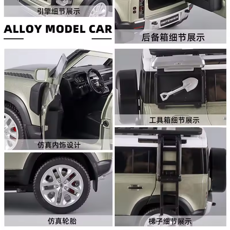 1:18 Diecast Toyota Land Rover Defender Model - image 7