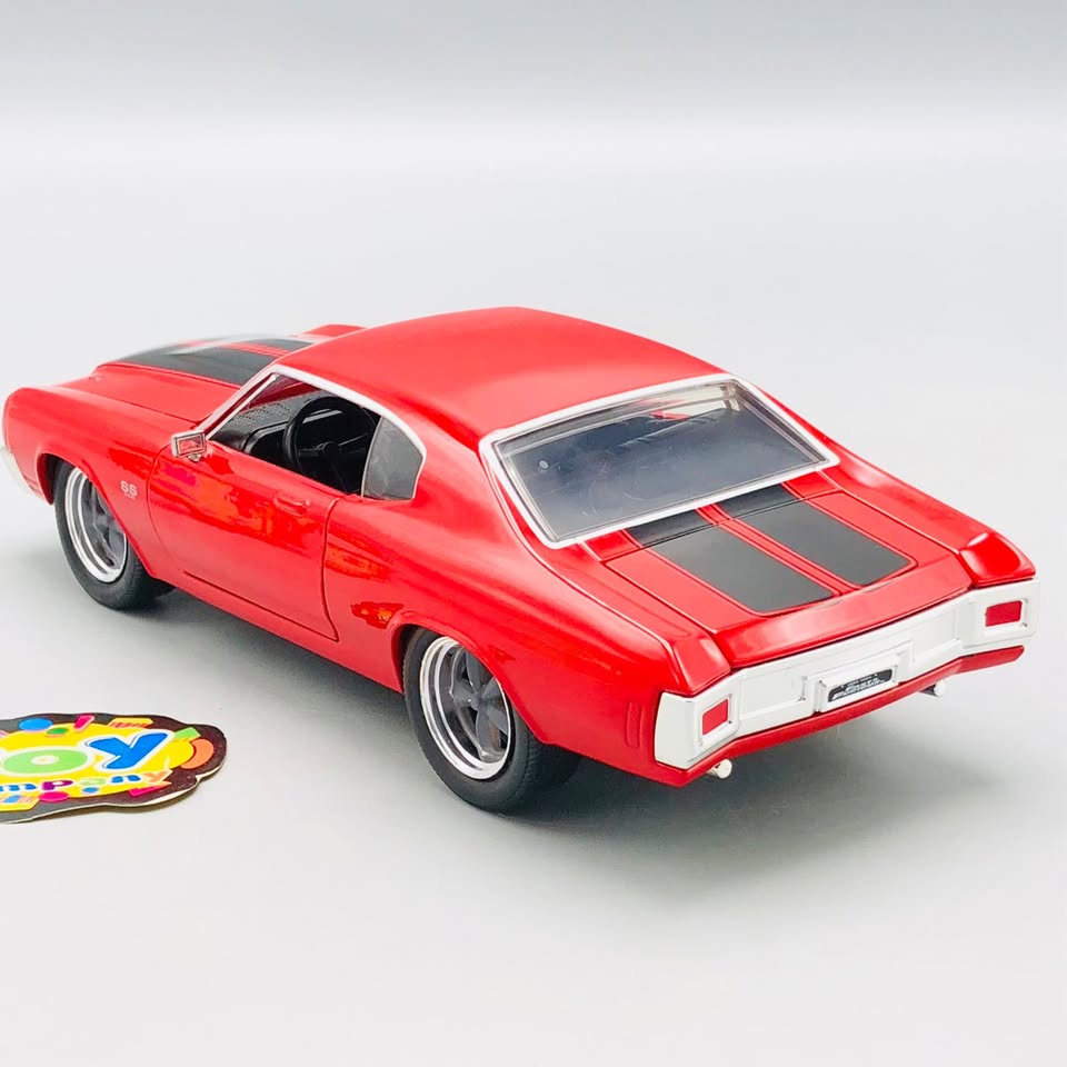 Jada 1:24 Diecast Fast & Furious Dom's Chevrolet Chevelle SS Model - image 2
