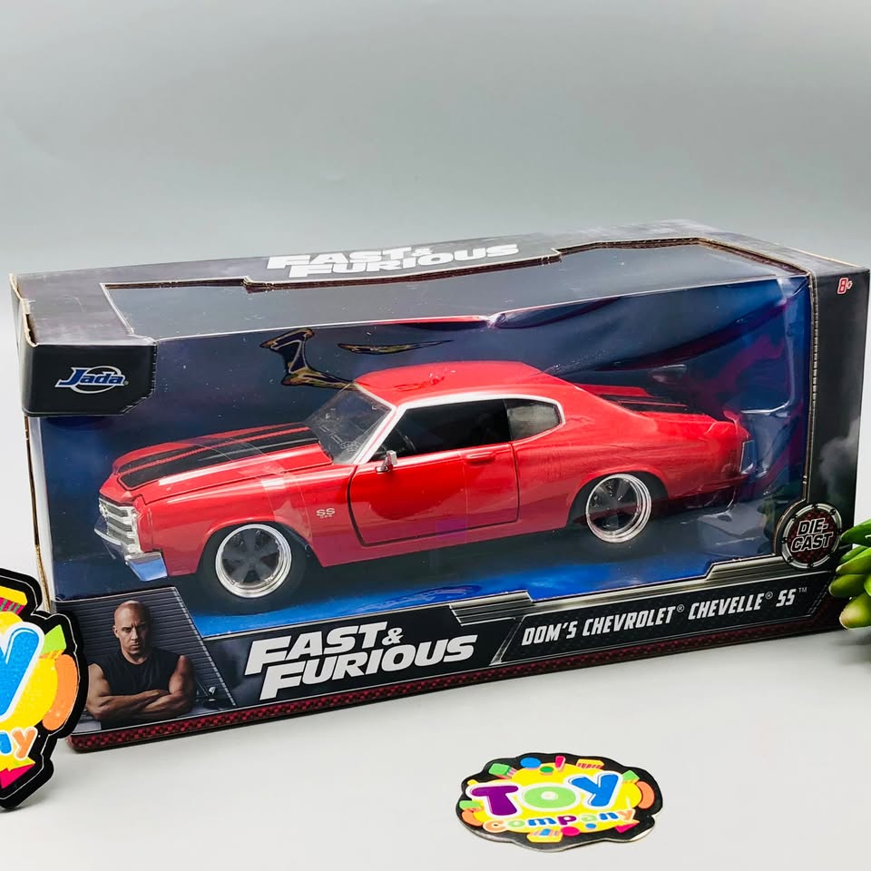 Jada 1:24 Diecast Fast & Furious Dom's Chevrolet Chevelle SS Model - image 16
