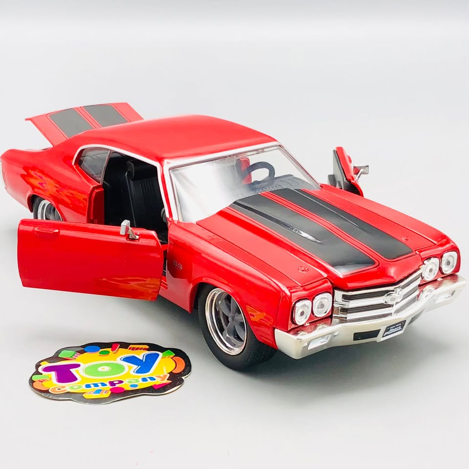 Jada 1:24 Diecast Fast & Furious Dom's Chevrolet Chevelle SS Model - image 4