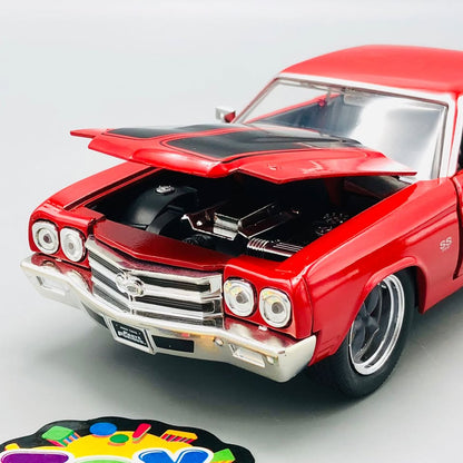 Jada 1:24 Diecast Fast & Furious Dom's Chevrolet Chevelle SS Model - image 15